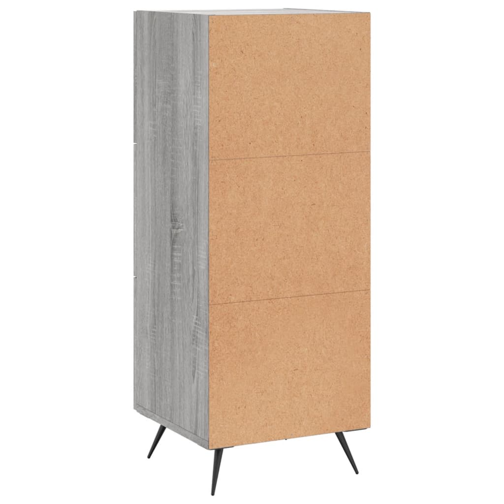 vidaXL Sideboard Grey Sonoma 34.5x34x90 cm Engineered Wood
