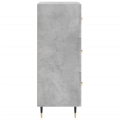vidaXL Sideboard Concrete Grey 34.5x34x90 cm Engineered Wood