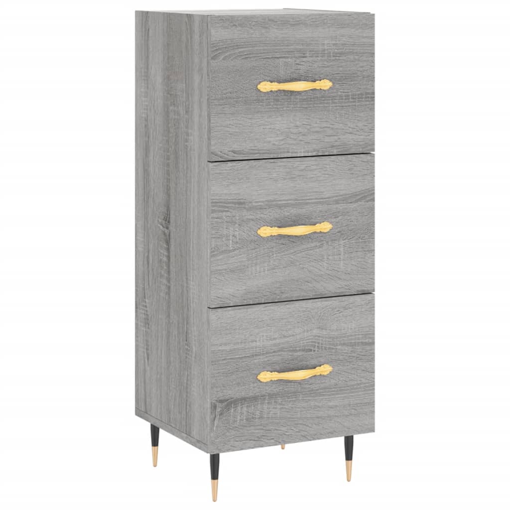 vidaXL Sideboard Grey Sonoma 34.5x34x90 cm Engineered Wood