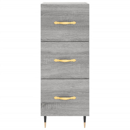 vidaXL Sideboard Grey Sonoma 34.5x34x90 cm Engineered Wood