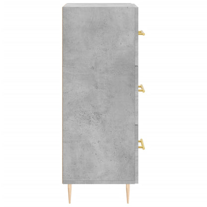 vidaXL Sideboard Concrete Grey 34.5x34x90 cm Engineered Wood