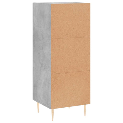 vidaXL Sideboard Concrete Grey 34.5x34x90 cm Engineered Wood