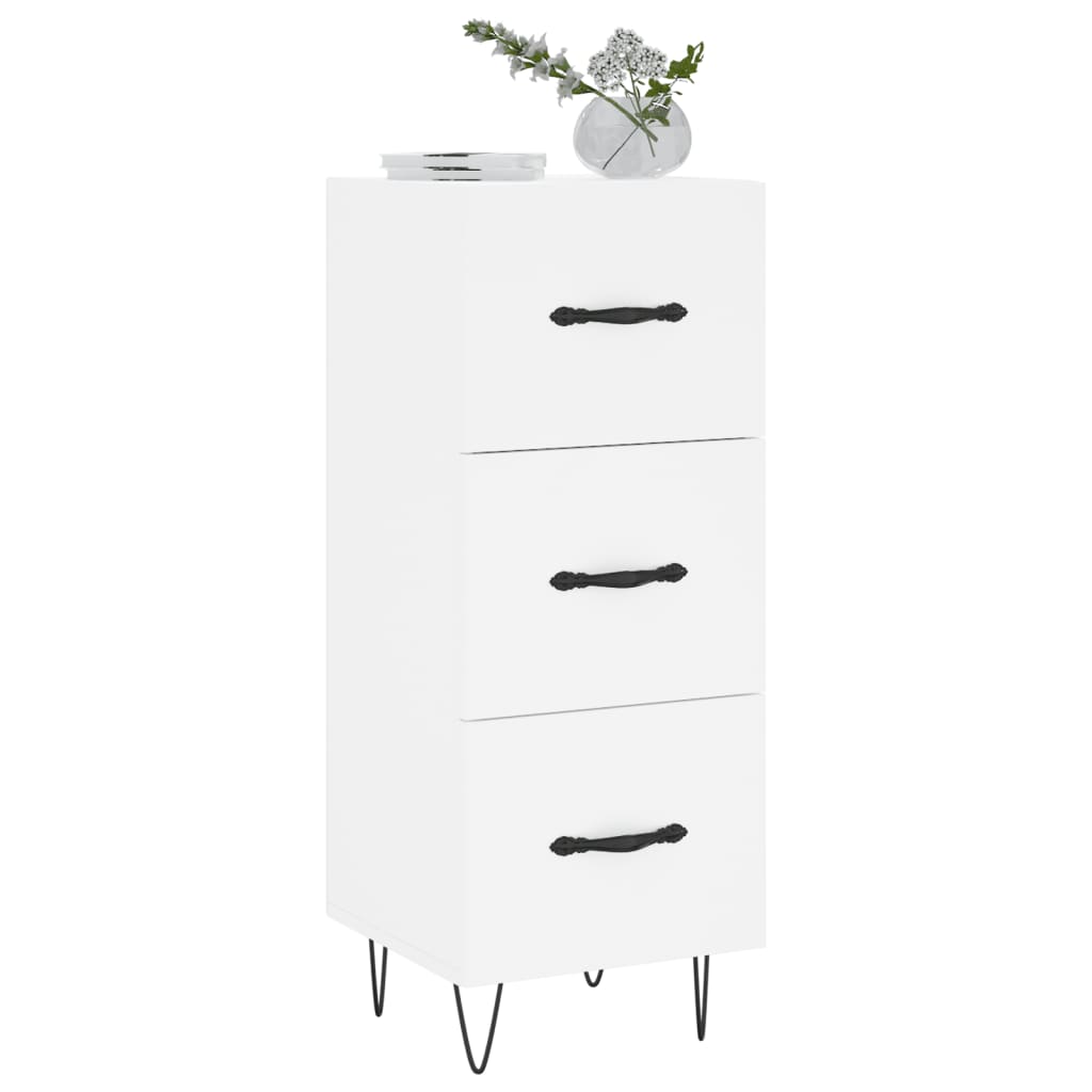 vidaXL Sideboard White 34.5x34x90 cm Engineered Wood