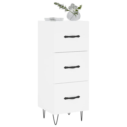 vidaXL Sideboard White 34,5x34x90 cm Engineered Wood