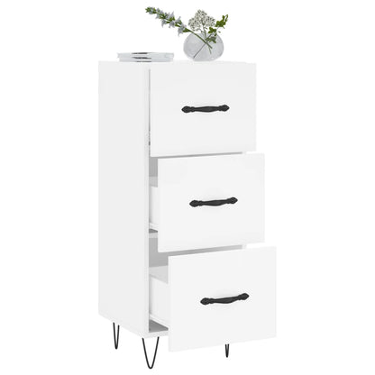 vidaXL Sideboard White 34,5x34x90 cm Engineered Wood