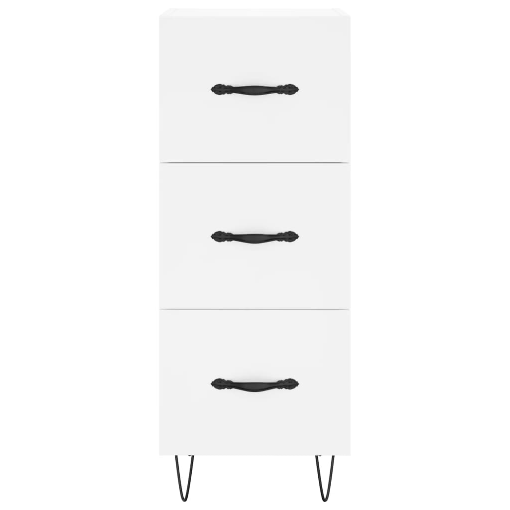 vidaXL Sideboard White 34,5x34x90 cm Engineered Wood