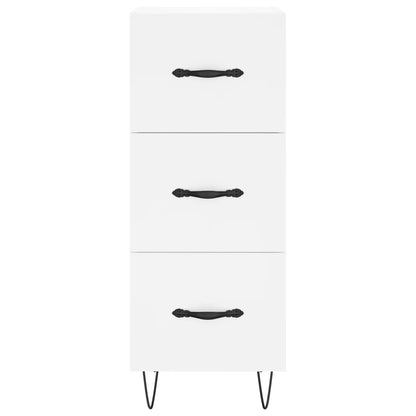 vidaXL Sideboard White 34,5x34x90 cm Engineered Wood