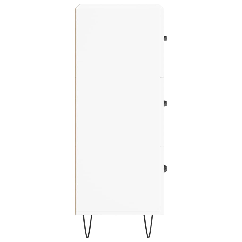 vidaXL Sideboard White 34,5x34x90 cm Engineered Wood