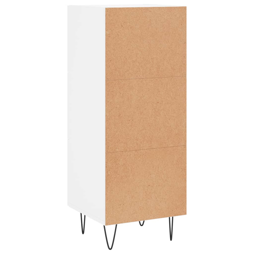 vidaXL Sideboard White 34,5x34x90 cm Engineered Wood