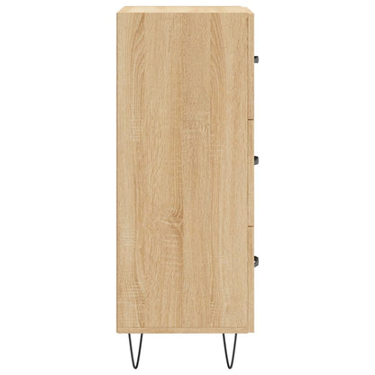 vidaXL Sideboard Sonoma Oak 34,5x34x90 cm Engineered Wood