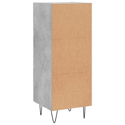 vidaXL Sideboard Concrete Grey 34,5x34x90 cm Engineered Wood