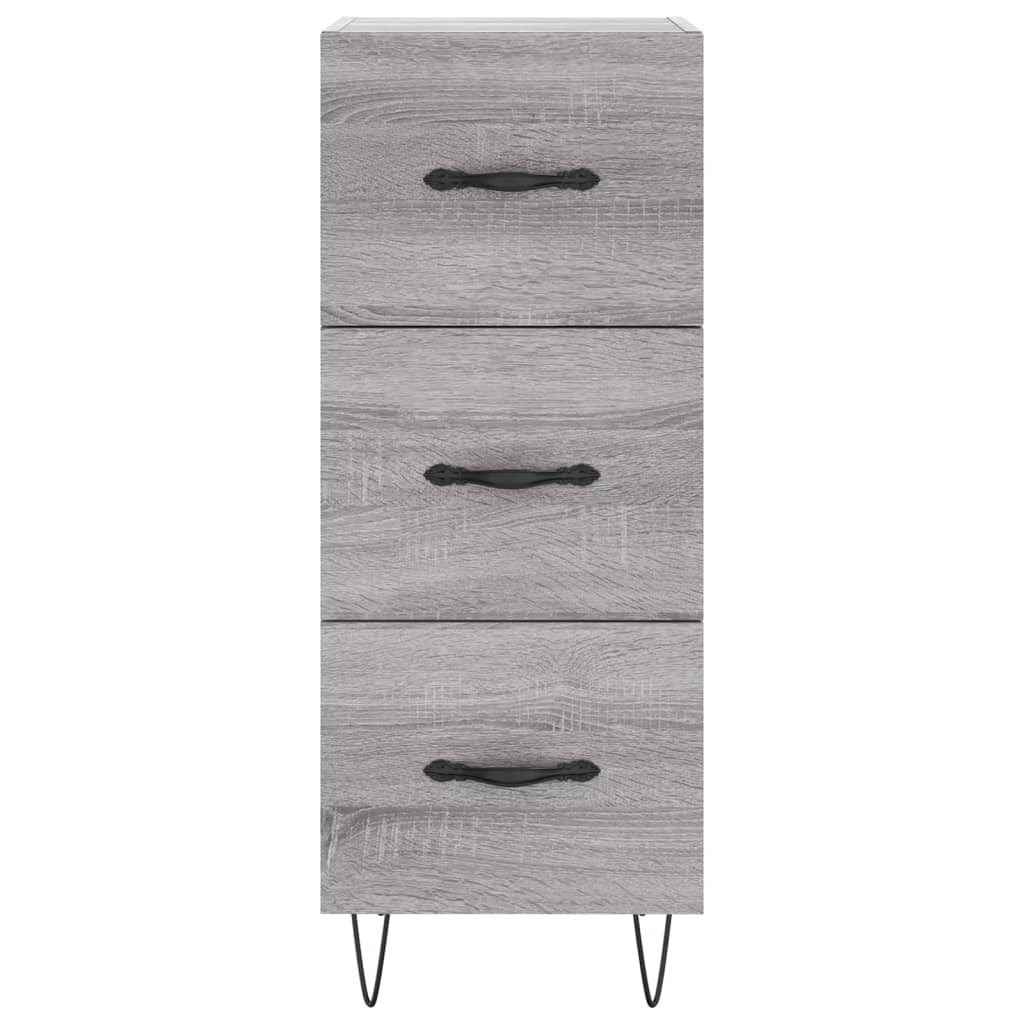 vidaXL Sideboard Grey Sonoma 34,5x34x90 cm Engineered Wood