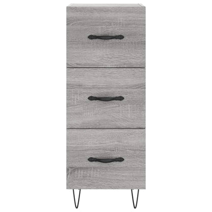 vidaXL Sideboard Grey Sonoma 34,5x34x90 cm Engineered Wood