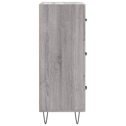 vidaXL Sideboard Grey Sonoma 34.5x34x90 cm Engineered Wood