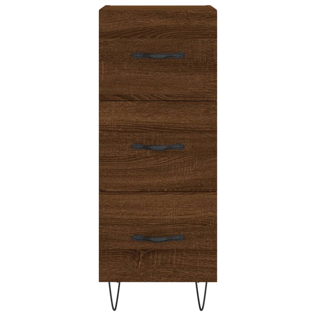 vidaXL Sideboard Brown Oak 34.5x34x90 cm Engineered Wood
