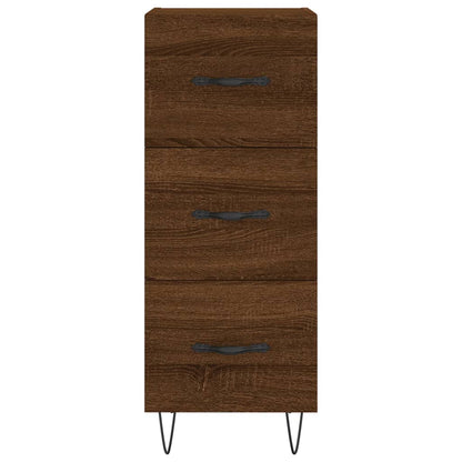 vidaXL Sideboard Brown Oak 34.5x34x90 cm Engineered Wood