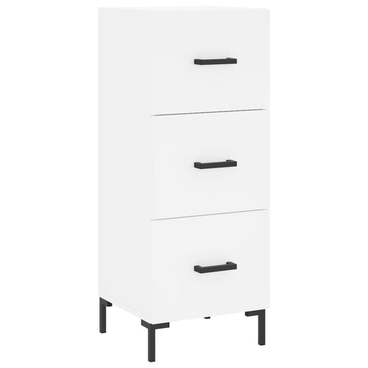 vidaXL Sideboard White 34,5x34x90 cm Engineered Wood