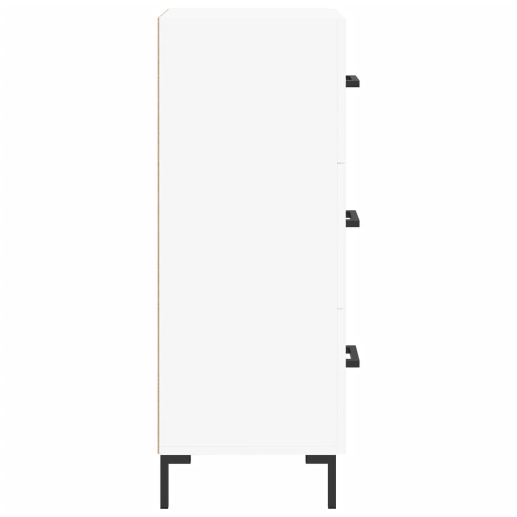 vidaXL Sideboard White 34,5x34x90 cm Engineered Wood