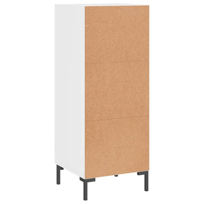 vidaXL Sideboard High Gloss White 34,5x34x90 cm Engineered Wood