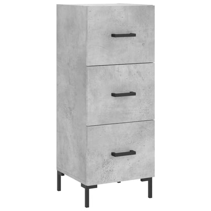 vidaXL Sideboard Concrete Grey 34,5x34x90 cm Engineered Wood