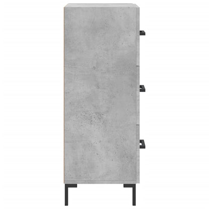 vidaXL Sideboard Concrete Grey 34,5x34x90 cm Engineered Wood