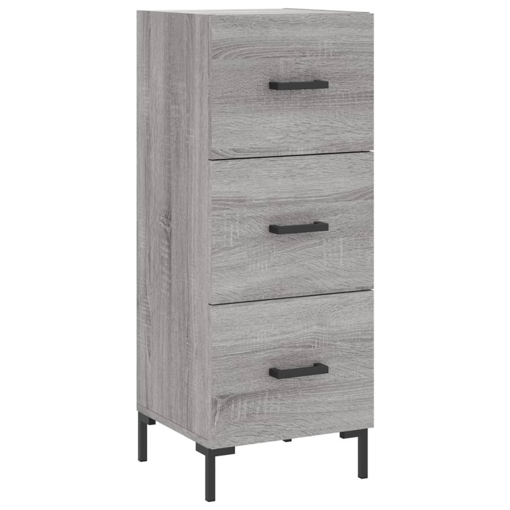 vidaXL Sideboard Grey Sonoma 34,5x34x90 cm Engineered Wood