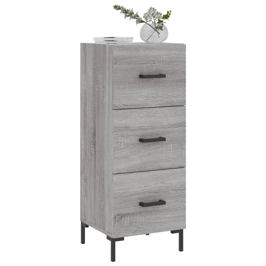 vidaXL Sideboard Grey Sonoma 34,5x34x90 cm Engineered Wood