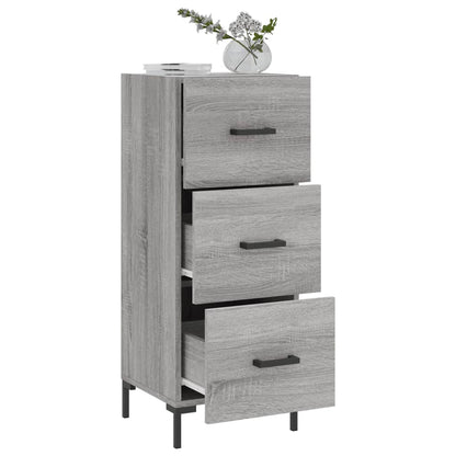 vidaXL Sideboard Grey Sonoma 34,5x34x90 cm Engineered Wood