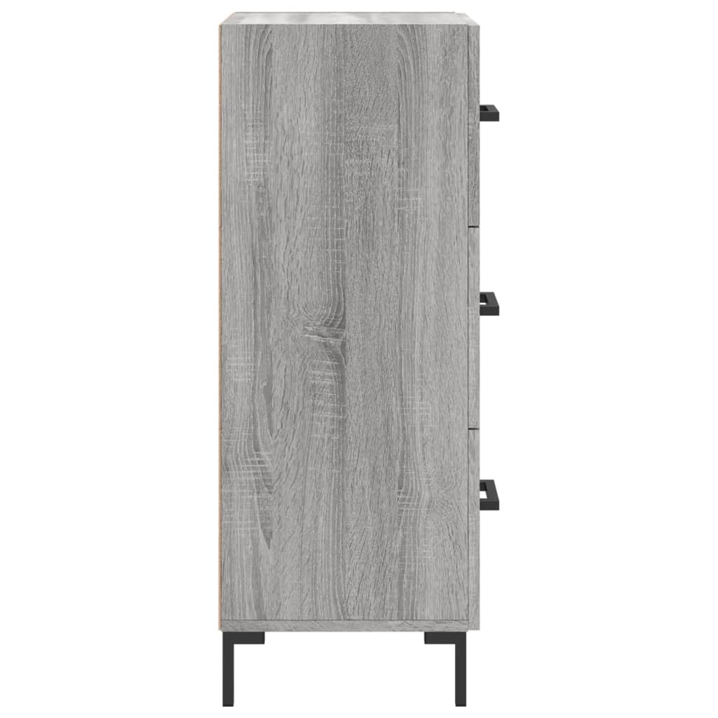 vidaXL Sideboard Grey Sonoma 34,5x34x90 cm Engineered Wood