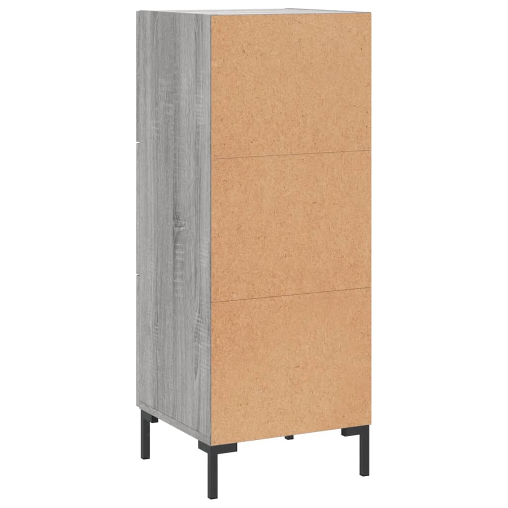 vidaXL Sideboard Grey Sonoma 34,5x34x90 cm Engineered Wood