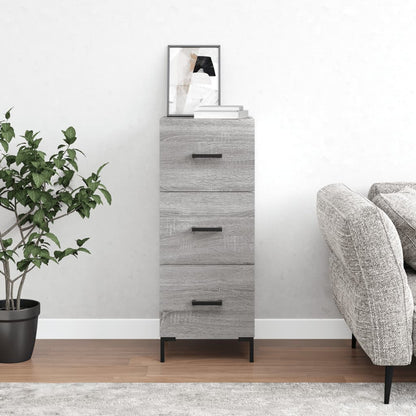 vidaXL Sideboard Grey Sonoma 34,5x34x90 cm Engineered Wood