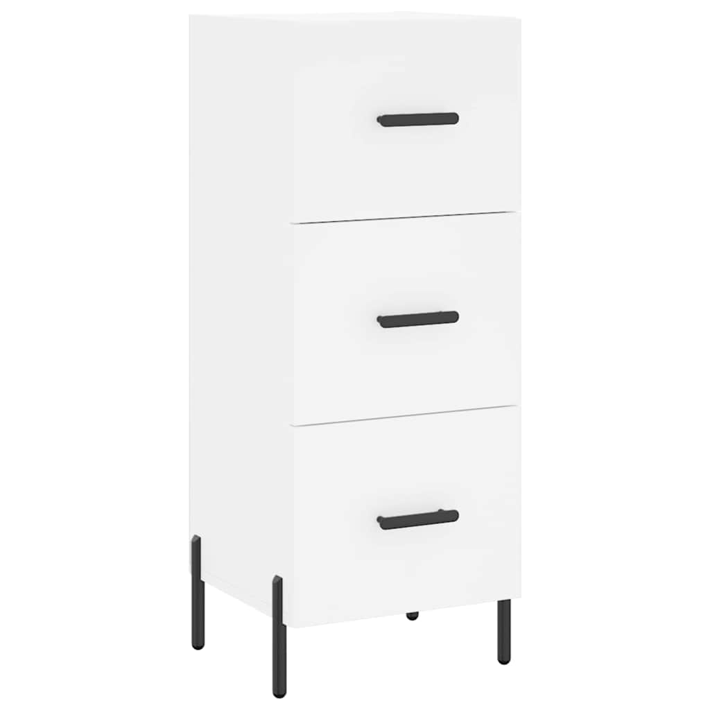 vidaXL Sideboard White 34.5x34x90 cm Engineered Wood