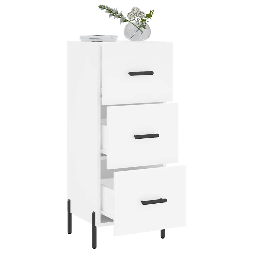 vidaXL Sideboard White 34.5x34x90 cm Engineered Wood