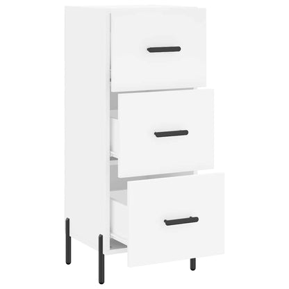 vidaXL Sideboard White 34,5x34x90 cm Engineered Wood