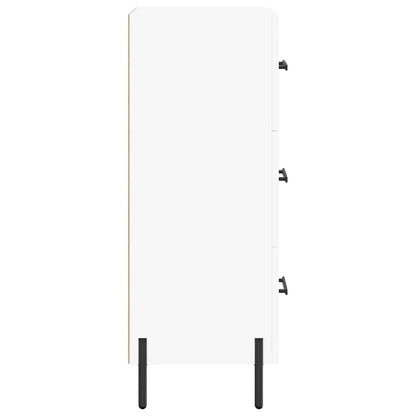 vidaXL Sideboard White 34.5x34x90 cm Engineered Wood