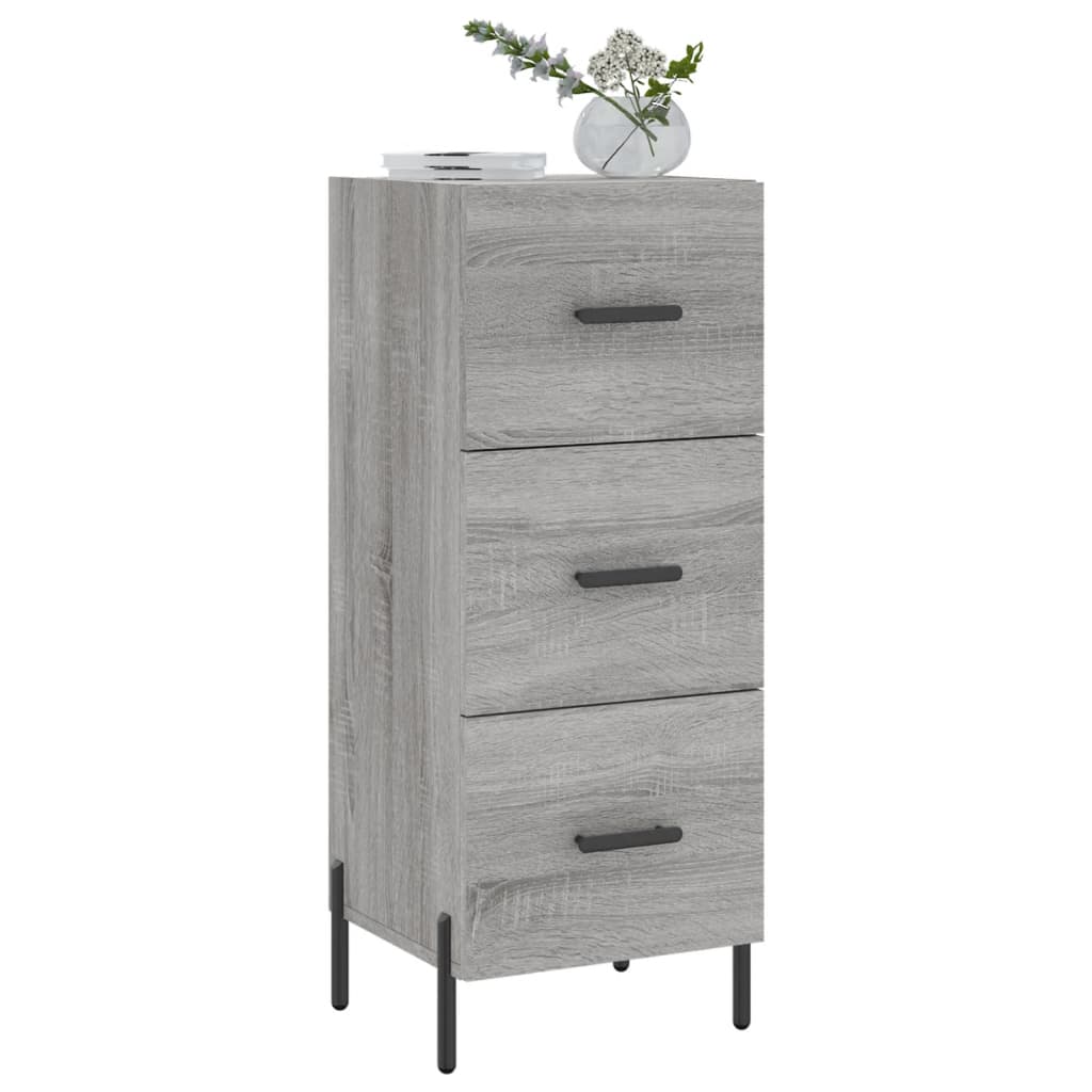 vidaXL Sideboard Grey Sonoma 34,5x34x90 cm Engineered Wood