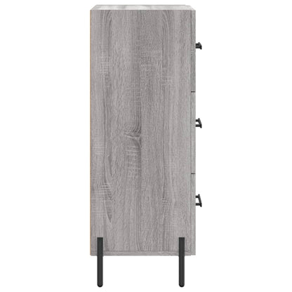 vidaXL Sideboard Grey Sonoma 34,5x34x90 cm Engineered Wood