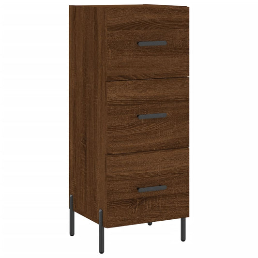 vidaXL Sideboard Brown Oak 34.5x34x90 cm Engineered Wood