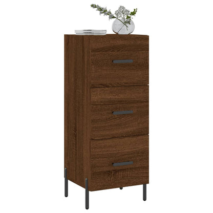 vidaXL Sideboard Brown Oak 34.5x34x90 cm Engineered Wood