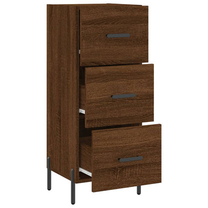 vidaXL Sideboard Brown Oak 34.5x34x90 cm Engineered Wood