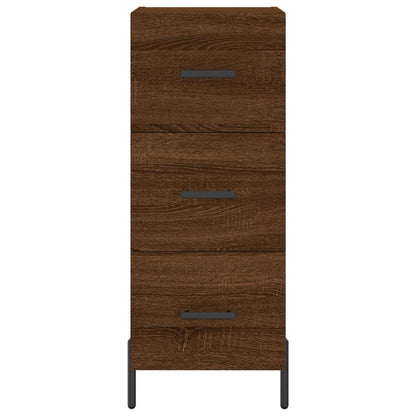 vidaXL Sideboard Brown Oak 34.5x34x90 cm Engineered Wood