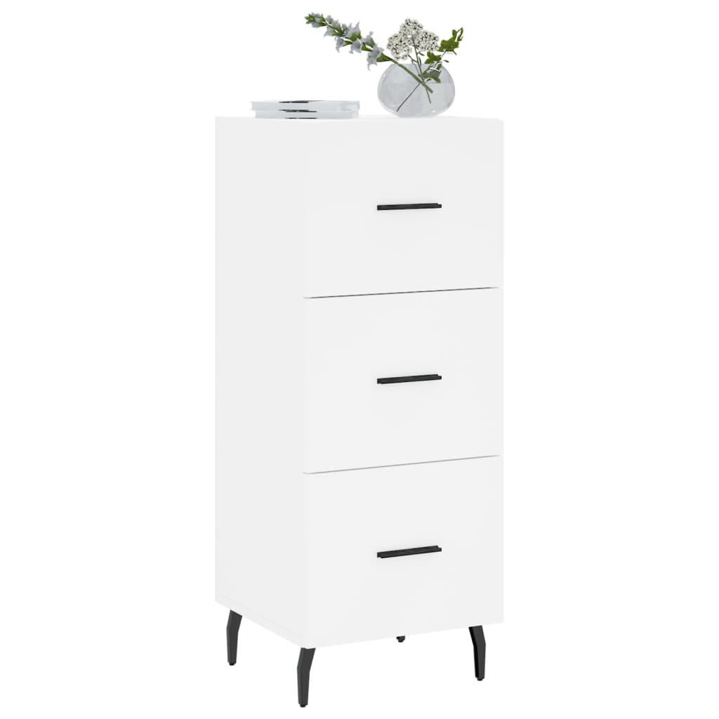 vidaXL Sideboard White 34.5x34x90 cm Engineered Wood