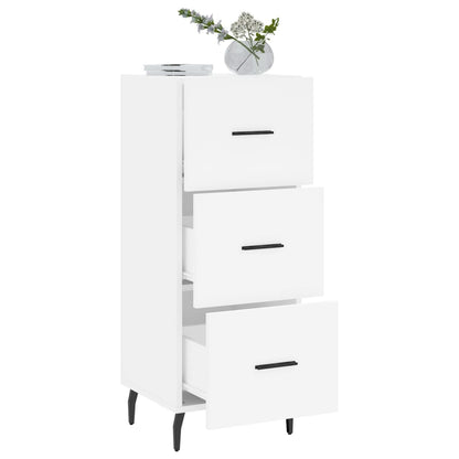 vidaXL Sideboard White 34,5x34x90 cm Engineered Wood