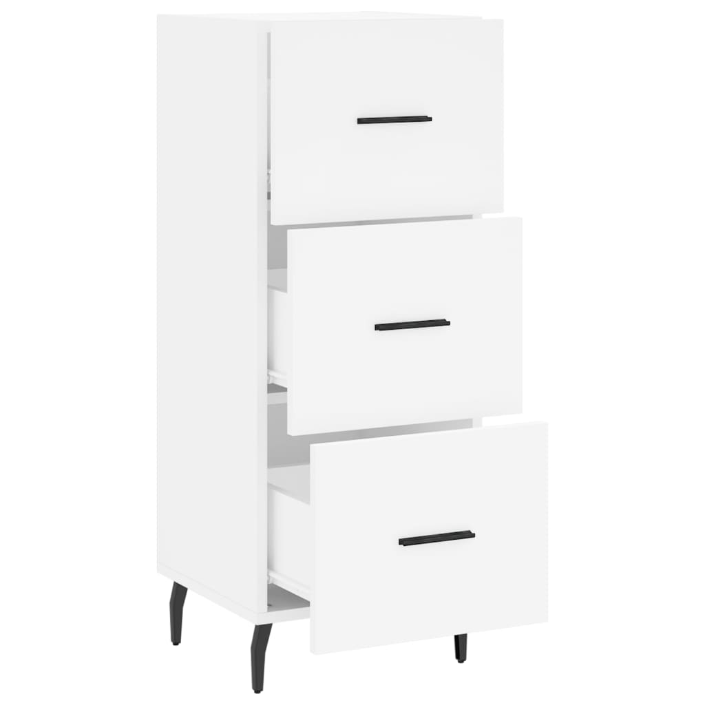 vidaXL Sideboard White 34.5x34x90 cm Engineered Wood