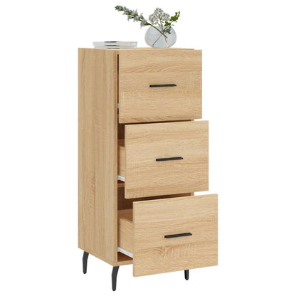 vidaXL Sideboard Sonoma Oak 34,5x34x90 cm Engineered Wood