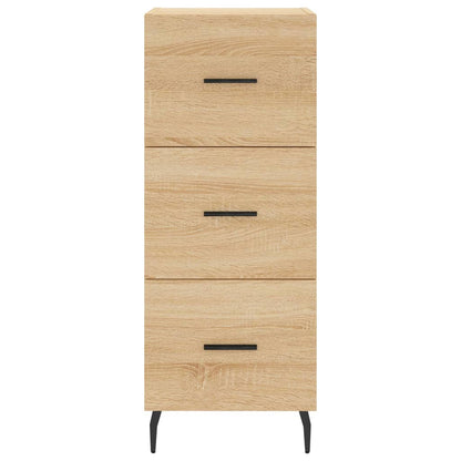 vidaXL Sideboard Sonoma Oak 34.5x34x90 cm Engineered Wood