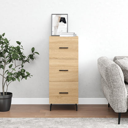 vidaXL Sideboard Sonoma Oak 34,5x34x90 cm Engineered Wood