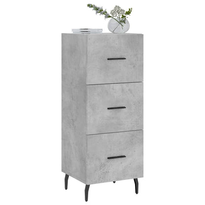 vidaXL Sideboard Concrete Grey 34,5x34x90 cm Engineered Wood