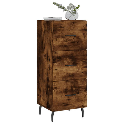 vidaXL Sideboard Smoked Oak 34,5x34x90 cm Engineered Wood
