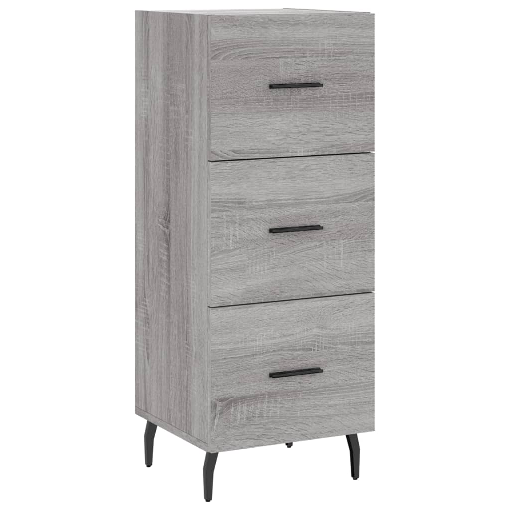vidaXL Sideboard Grey Sonoma 34,5x34x90 cm Engineered Wood